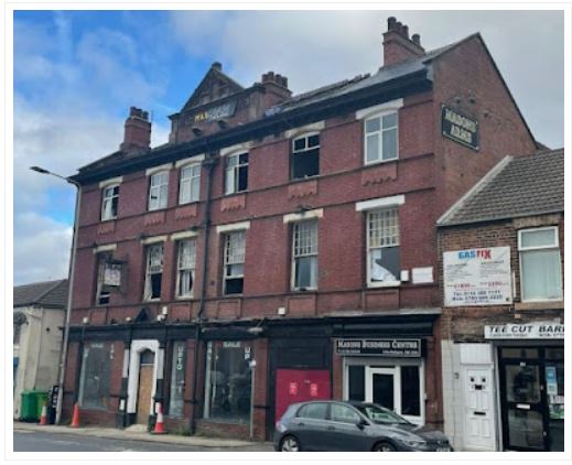 Housing plan for fire-damaged former Rotherham pub